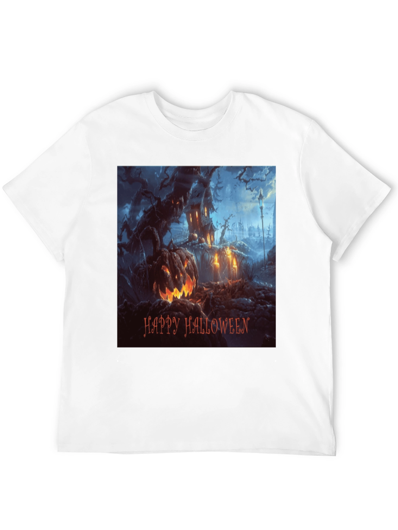 Happy Halloween T-Shirt Spooky Pumpkin Design