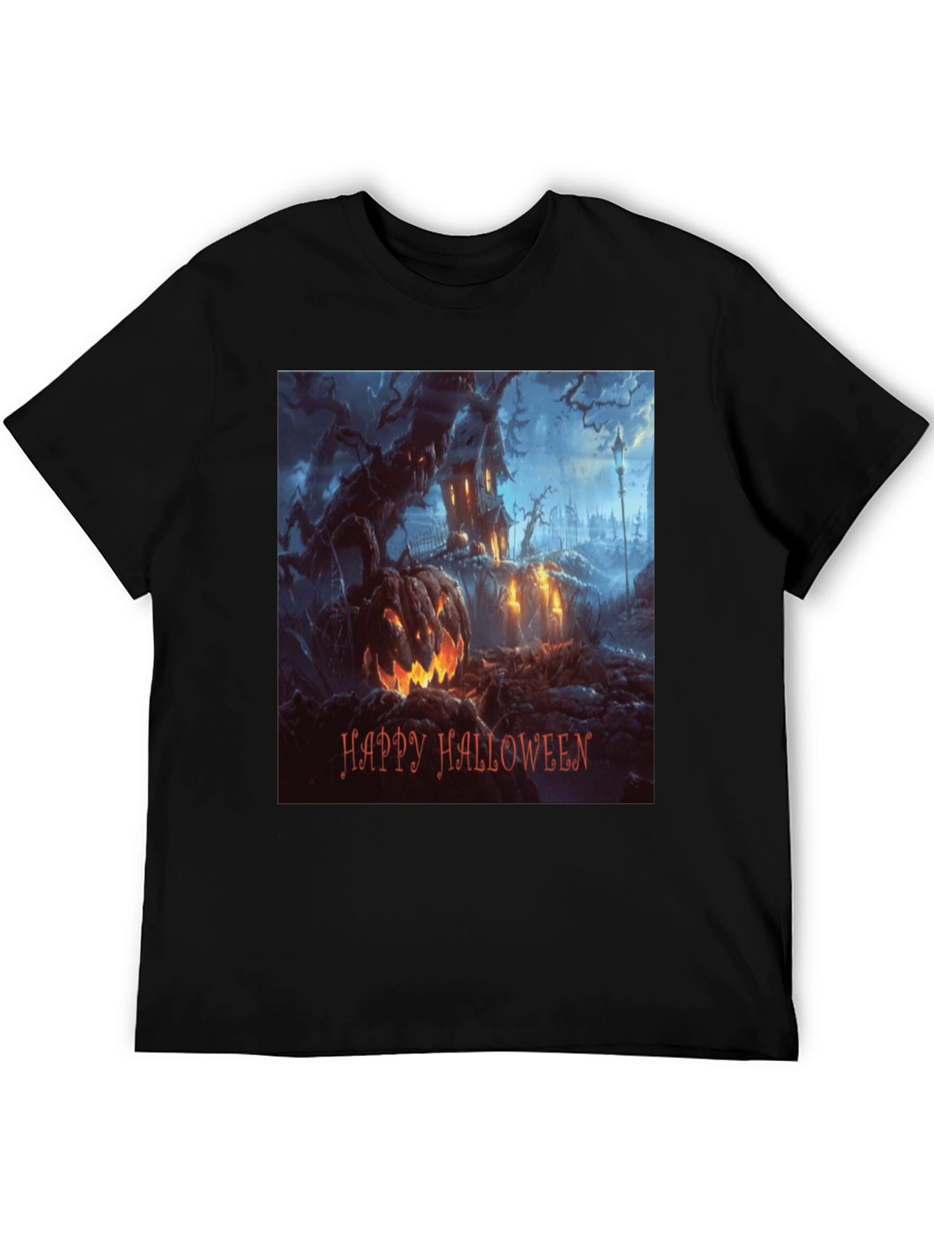 Happy Halloween T-Shirt Spooky Pumpkin Design