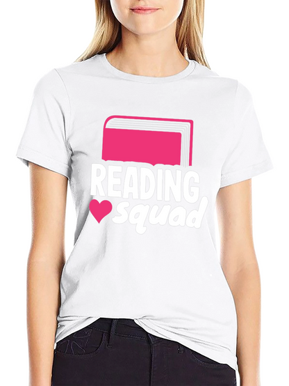 Reading Squad Graphic Tee - Book Lover Shirt