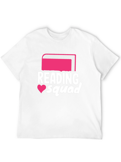 Reading Squad Graphic Tee - Book Lover Shirt
