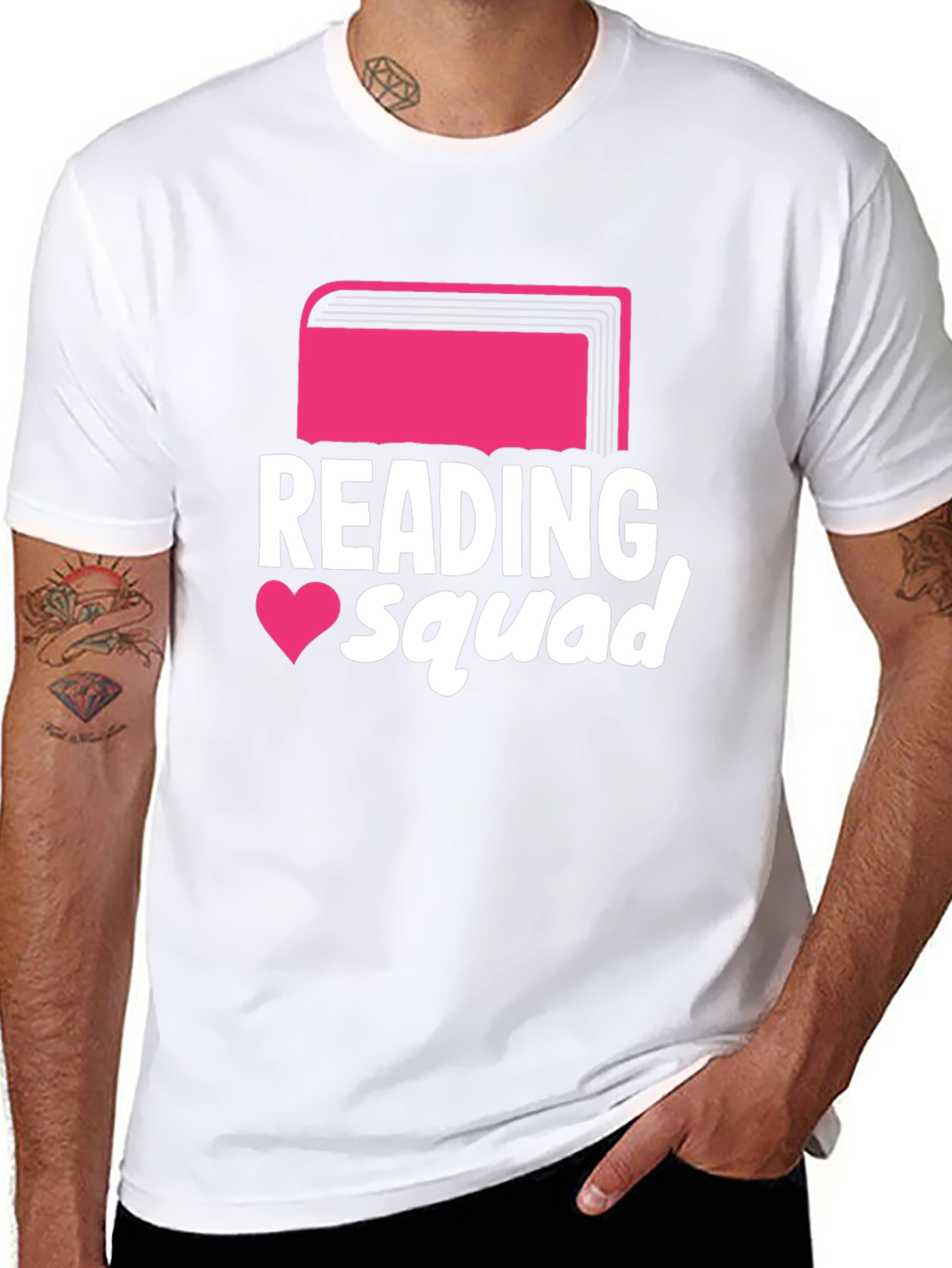 Reading Squad Graphic Tee - Book Lover Shirt