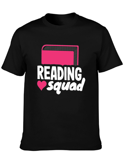 Reading Squad Graphic Tee - Book Lover Shirt