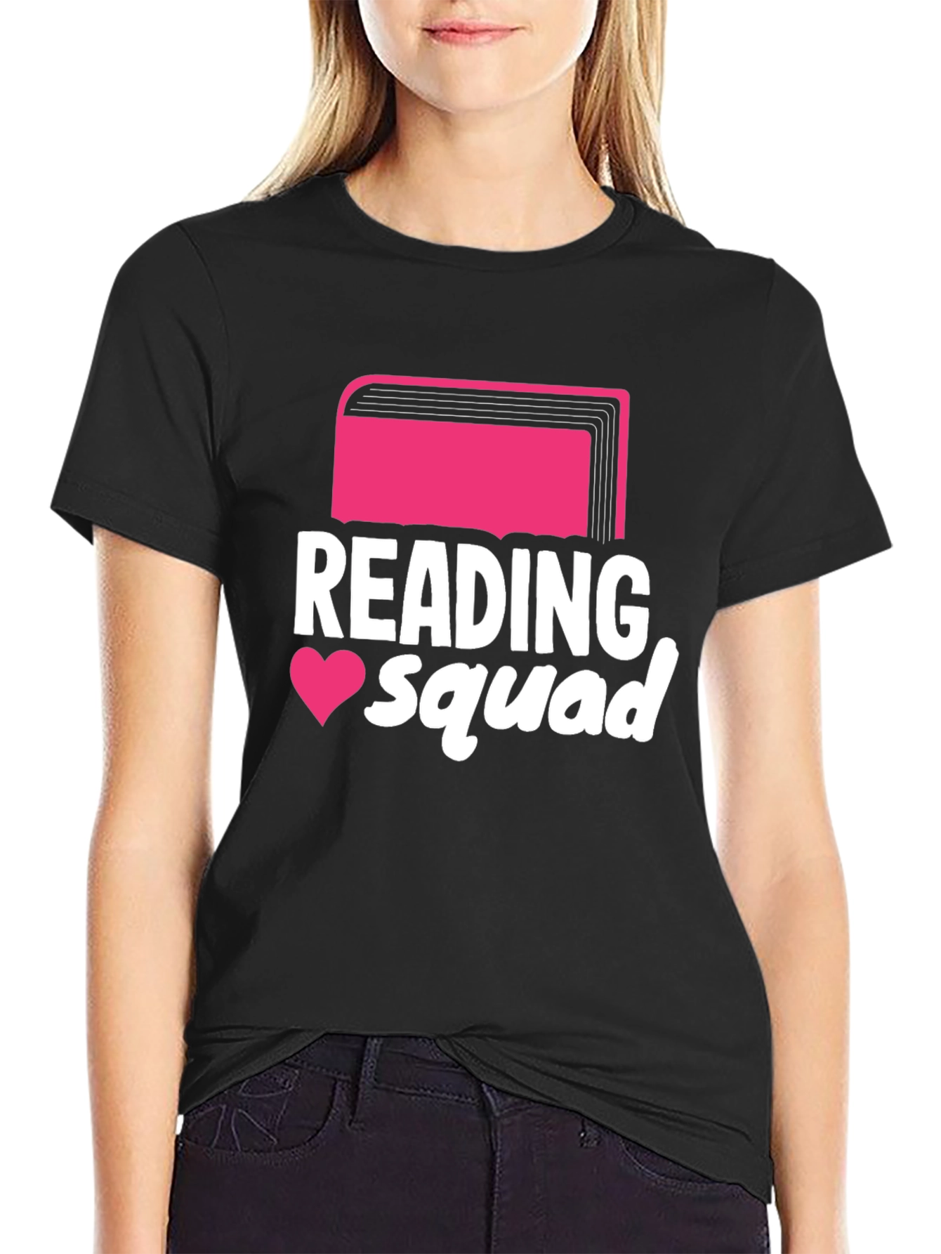 Reading Squad Graphic Tee - Book Lover Shirt