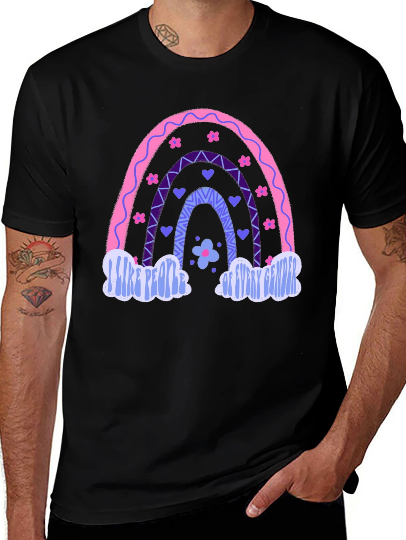 Rainbow Pride T-Shirt - I Like People