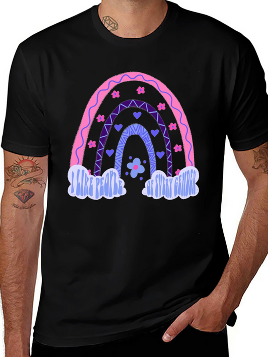 Rainbow Pride T-Shirt - I Like People