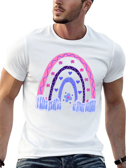 Rainbow Pride T-Shirt - I Like People