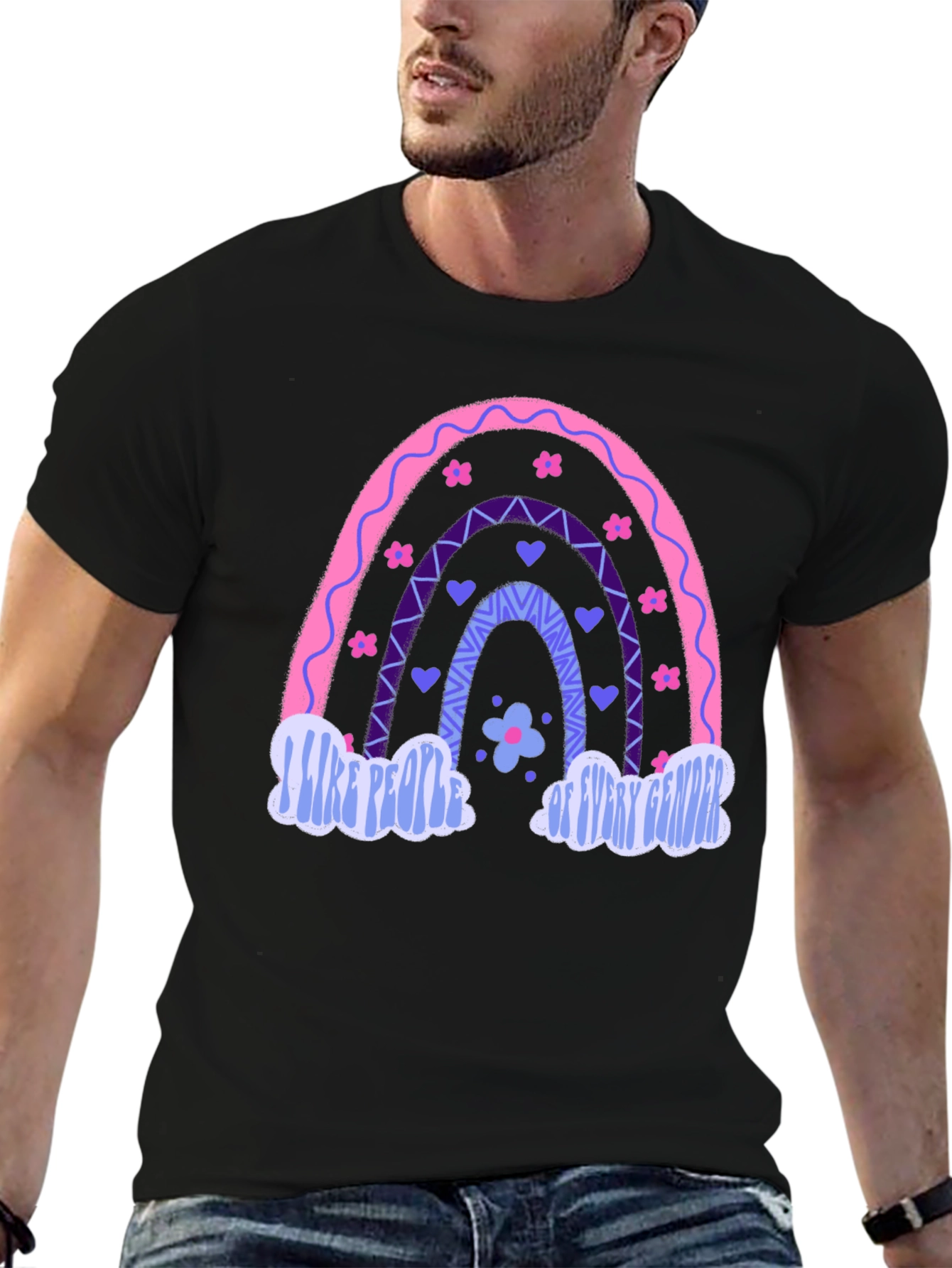 Rainbow Pride T-Shirt - I Like People
