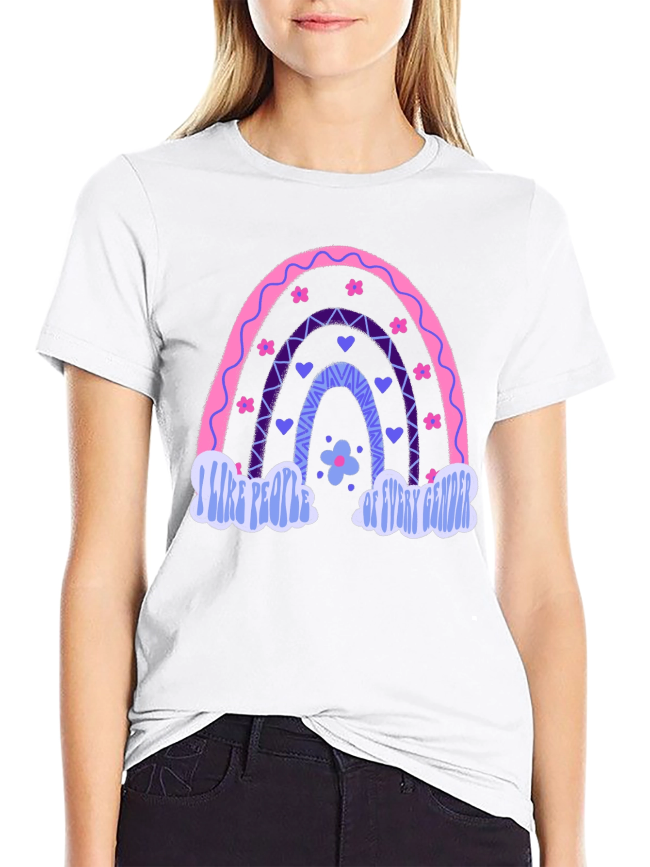 Rainbow Pride T-Shirt - I Like People