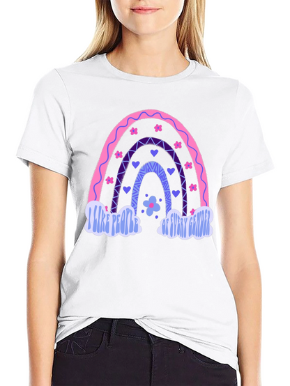 Rainbow Pride T-Shirt - I Like People