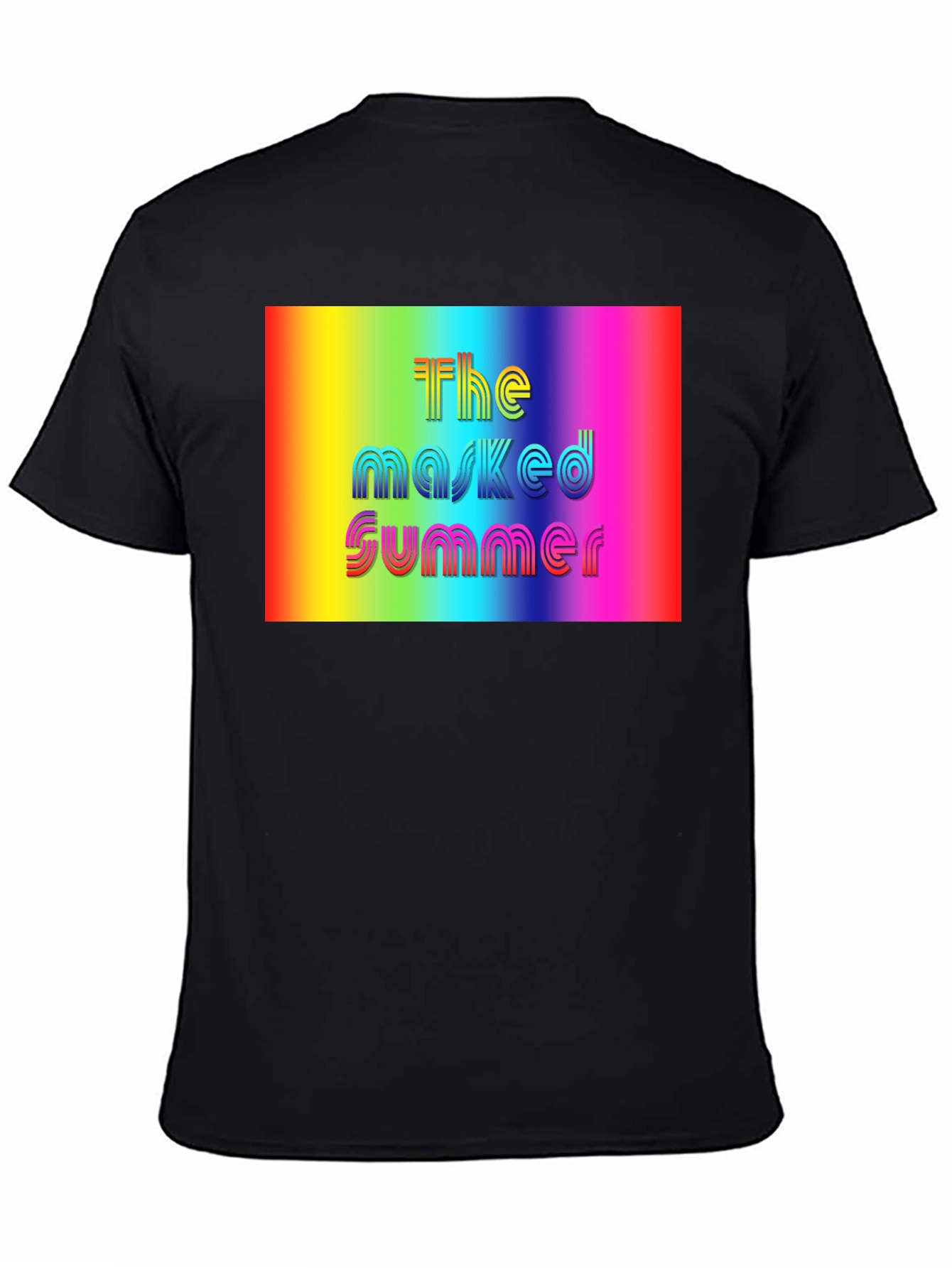 The Masked Summer Rainbow Graphic Tee