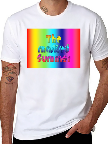 The Masked Summer Rainbow Graphic Tee