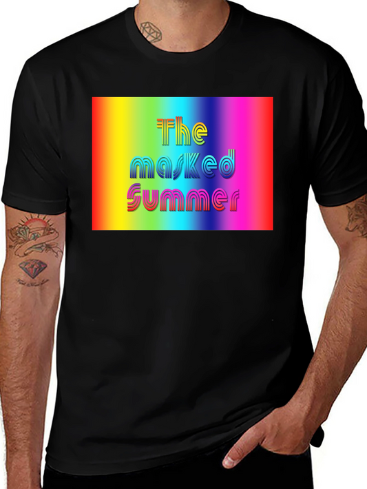 The Masked Summer Rainbow Graphic Tee