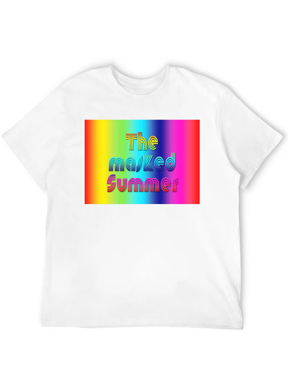 The Masked Summer Rainbow Graphic Tee