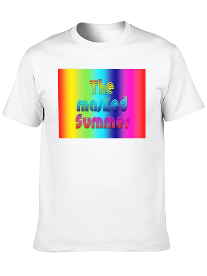 The Masked Summer Rainbow Graphic Tee