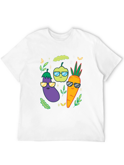 Cool Veggies Black T-Shirt