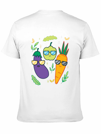 Cool Veggies Black T-Shirt