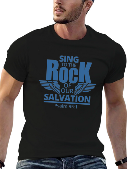 Sing to the Rock Psalm 95:1 T-Shirt
