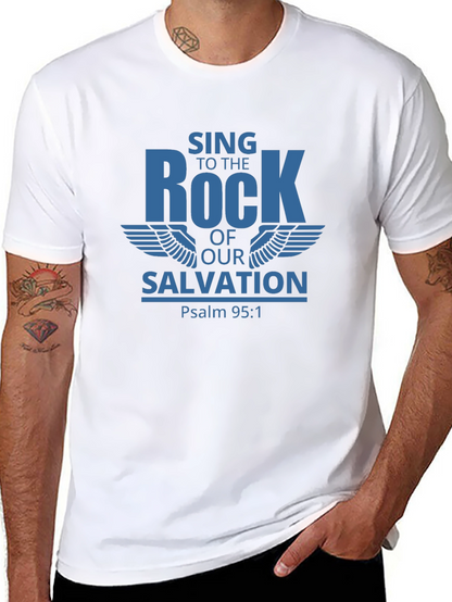 Sing to the Rock Psalm 95:1 T-Shirt