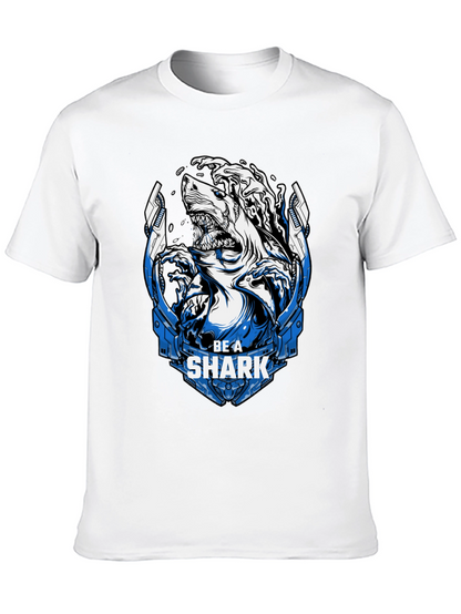 Be A Shark Graphic Tee - Bold Statement T-Shirt