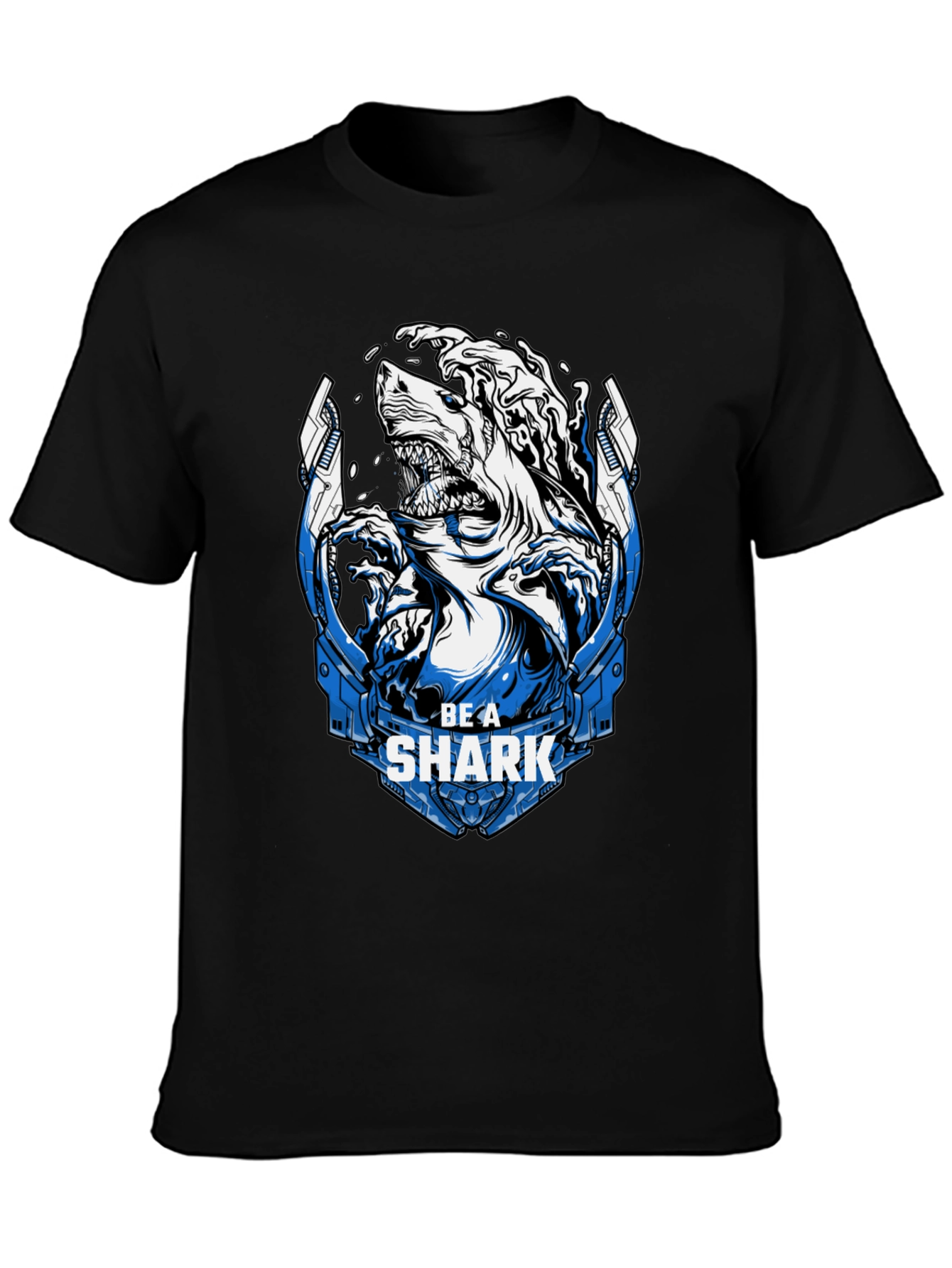 Be A Shark Graphic Tee - Bold Statement T-Shirt