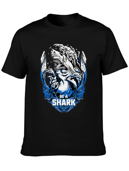 Be A Shark Graphic Tee - Bold Statement T-Shirt