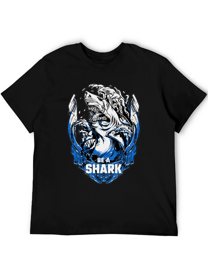 Be A Shark Graphic Tee - Bold Statement T-Shirt