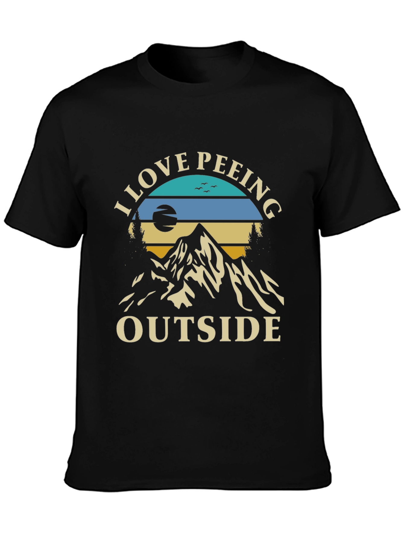 I Love Peeing Outside Graphic Tee
