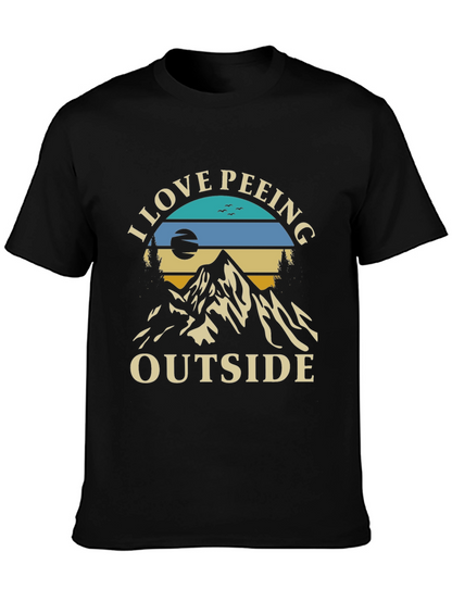 I Love Peeing Outside Graphic Tee