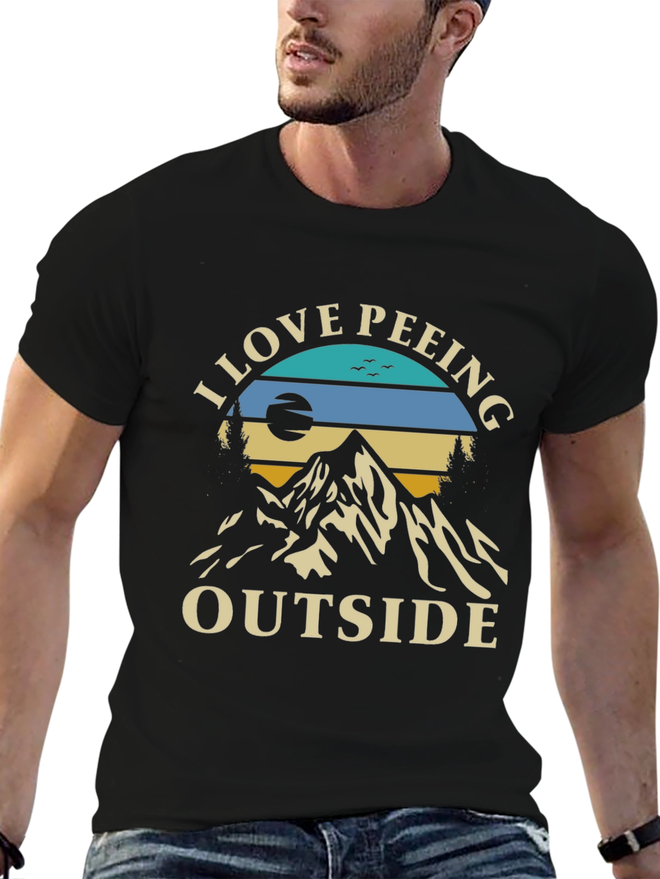 I Love Peeing Outside Graphic Tee
