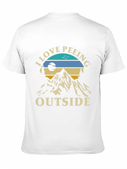I Love Peeing Outside Graphic Tee