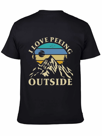 I Love Peeing Outside Graphic Tee