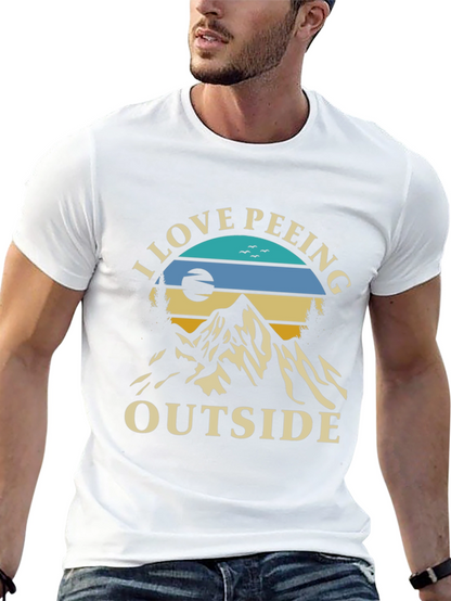 I Love Peeing Outside Graphic Tee