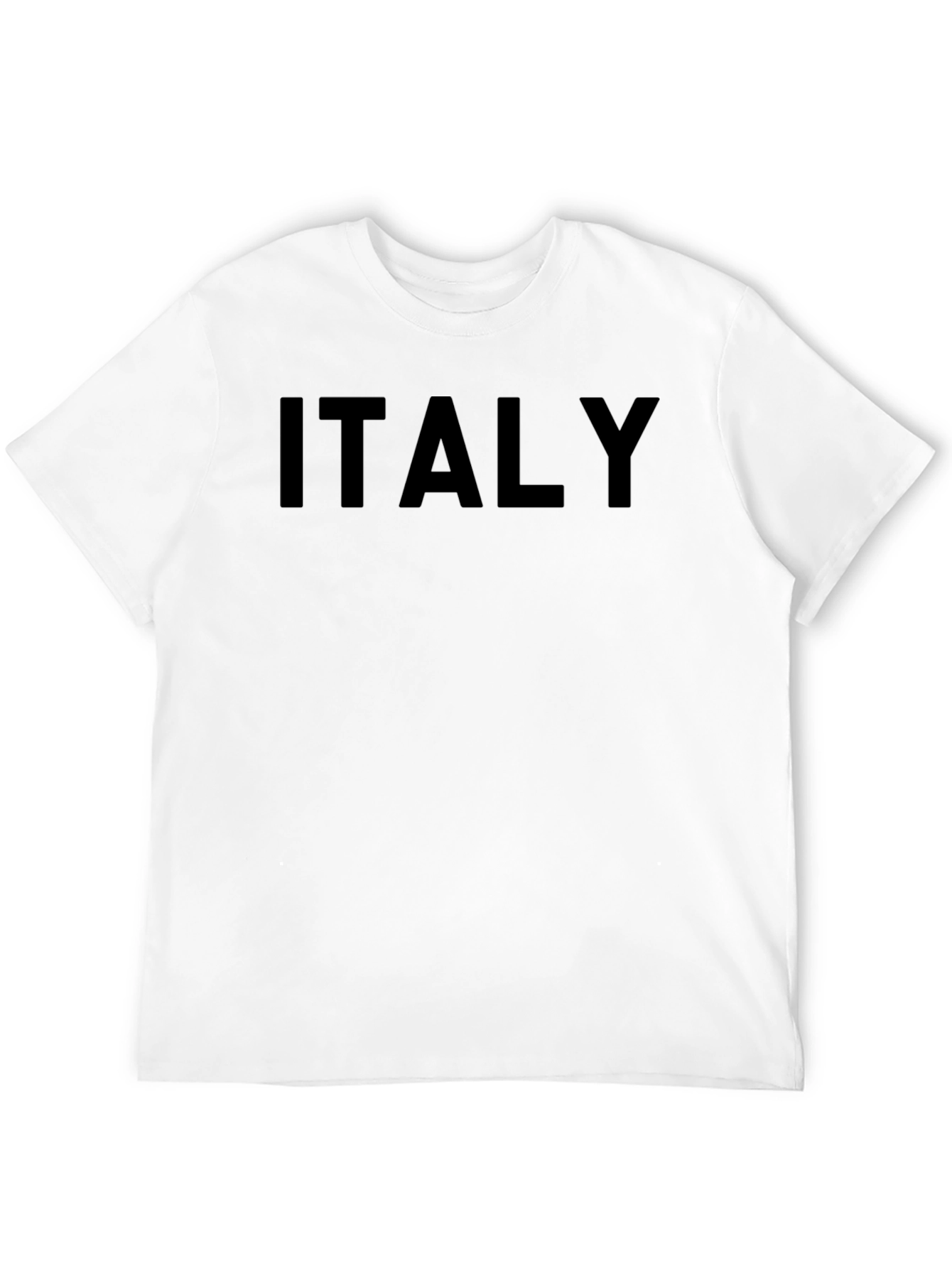 Italy Graphic Black T-Shirt