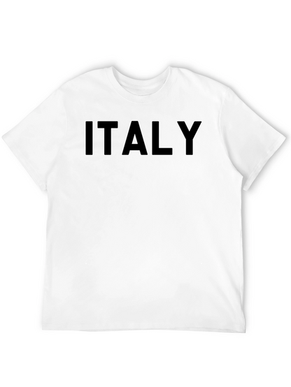 Italy Graphic Black T-Shirt