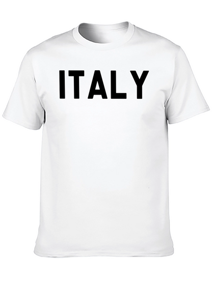 Italy Graphic Black T-Shirt