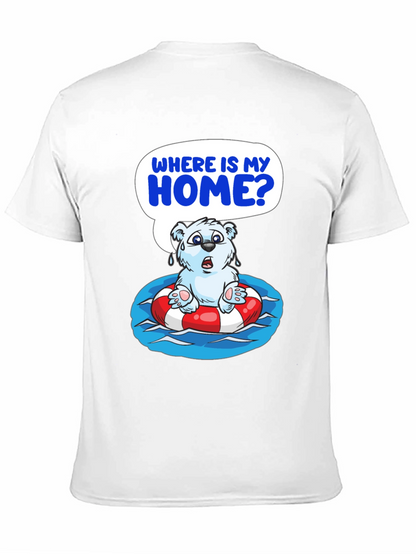 Distressed Polar Bear T-Shirt - Save the Arctic