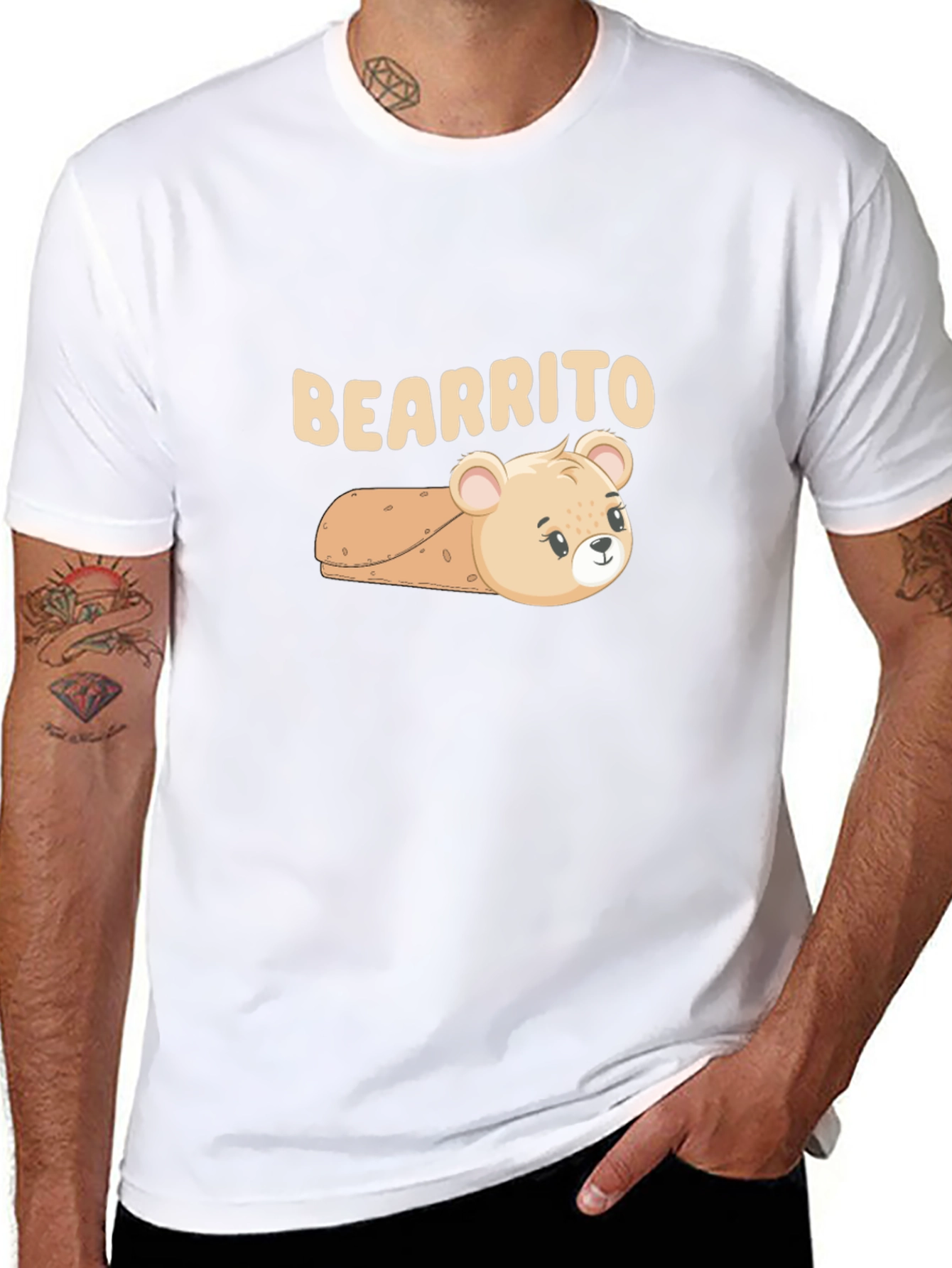 Bearrito Funny Foodie T-Shirt