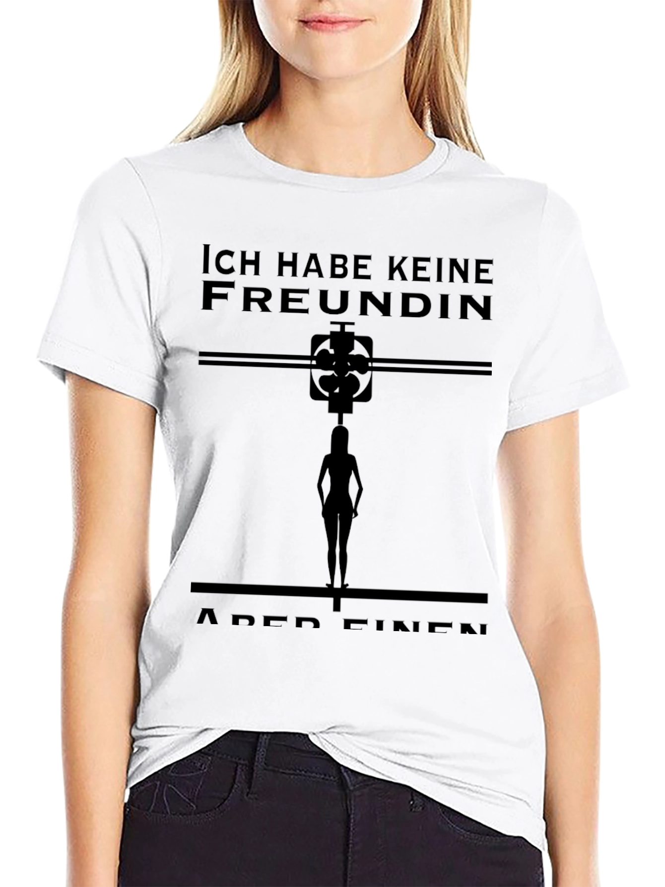 Ich Habe Keine Freundin T-Shirt Novelty Graphic