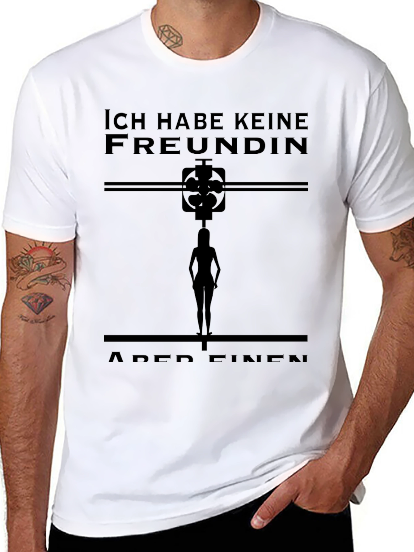 Ich Habe Keine Freundin T-Shirt Novelty Graphic