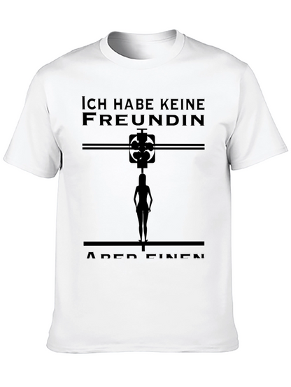 Ich Habe Keine Freundin T-Shirt Novelty Graphic