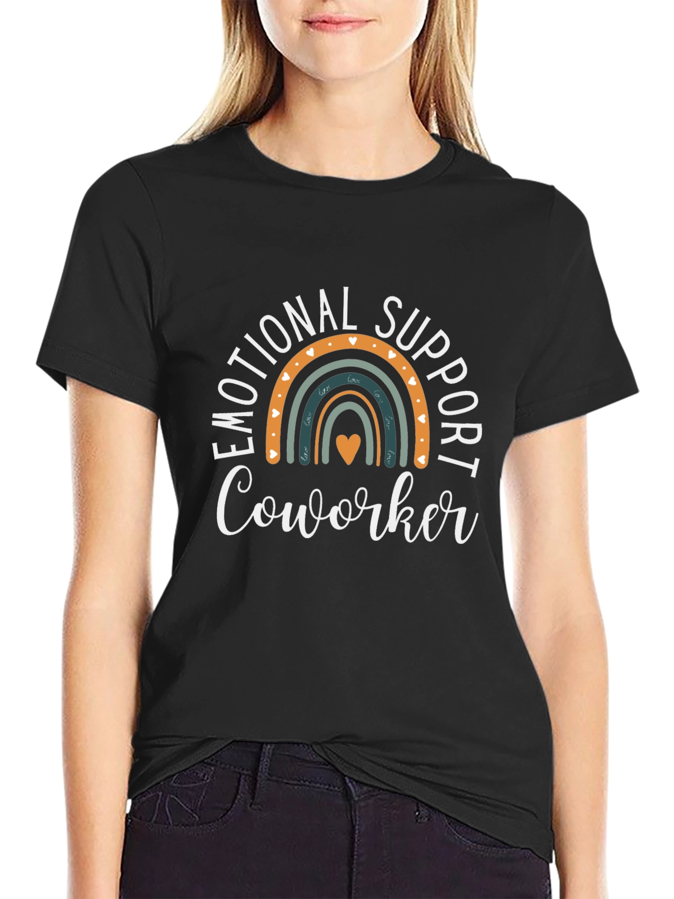 Emotional Support Coworker Graphic Tee