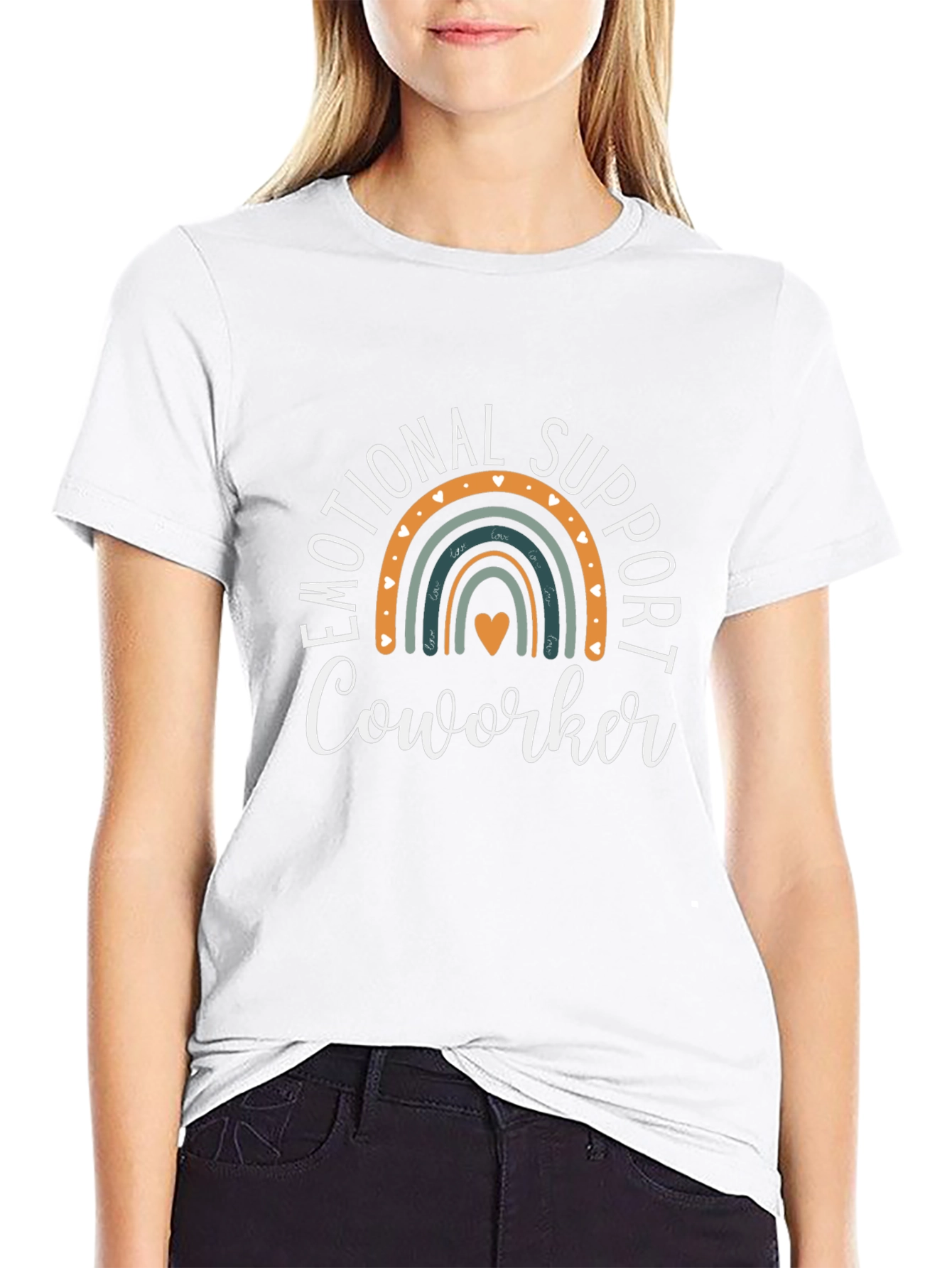 Emotional Support Coworker Graphic Tee