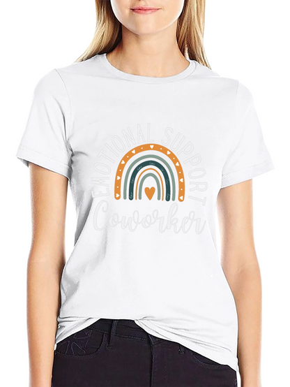 Emotional Support Coworker Graphic Tee