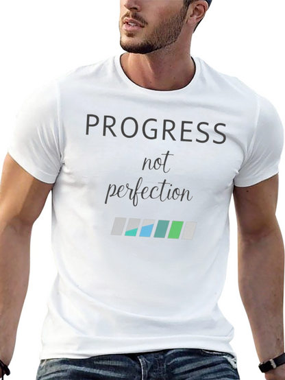 Progress Not Perfection Graphic T-Shirt