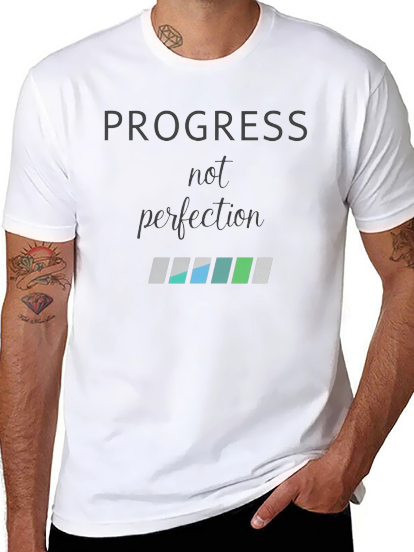 Progress Not Perfection Graphic T-Shirt