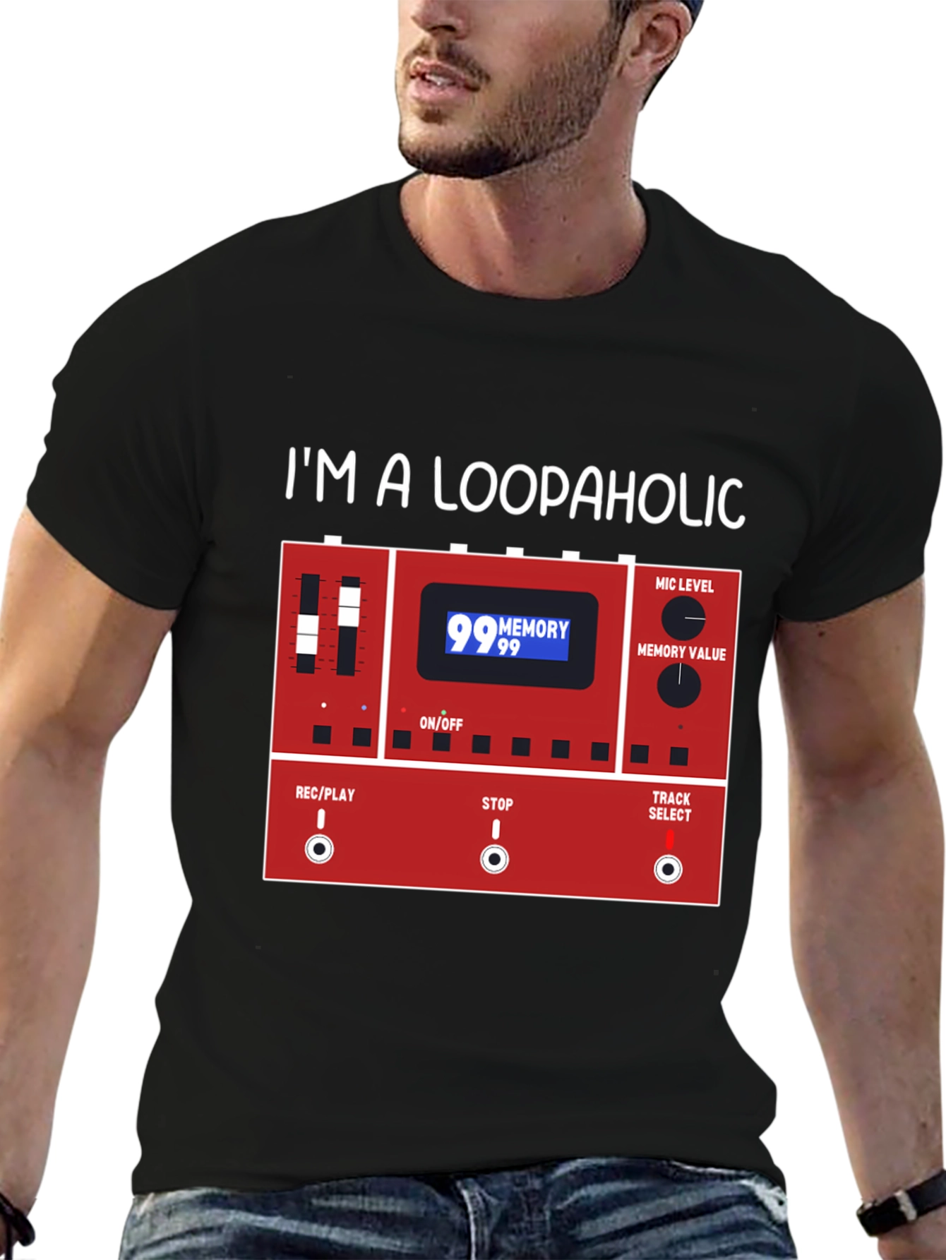 Looper Pedal Graphic Tee - Musicians Humor