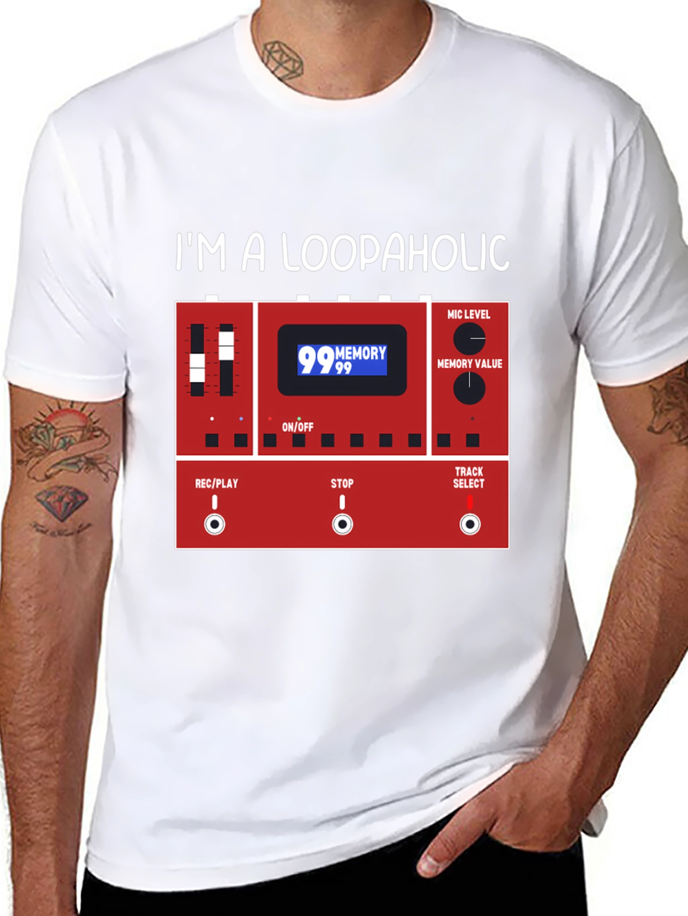 Looper Pedal Graphic Tee - Musicians Humor