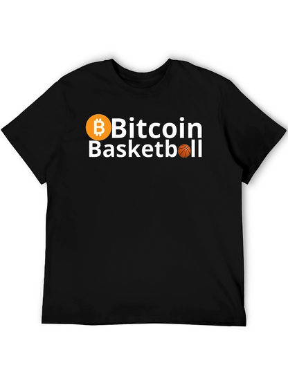 Bitcoin Basketball Black T-Shirt