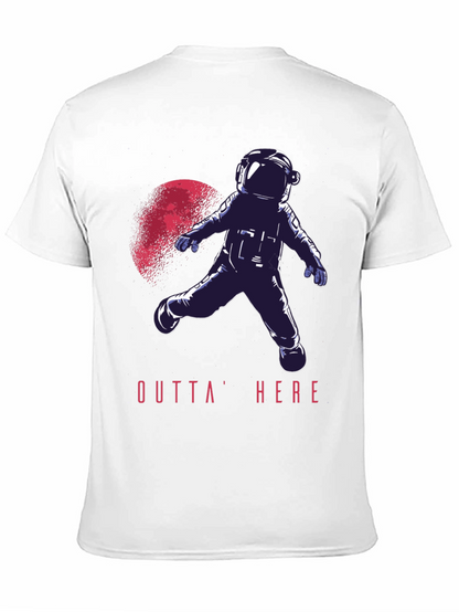 Outta Here Astronaut Graphic T-Shirt
