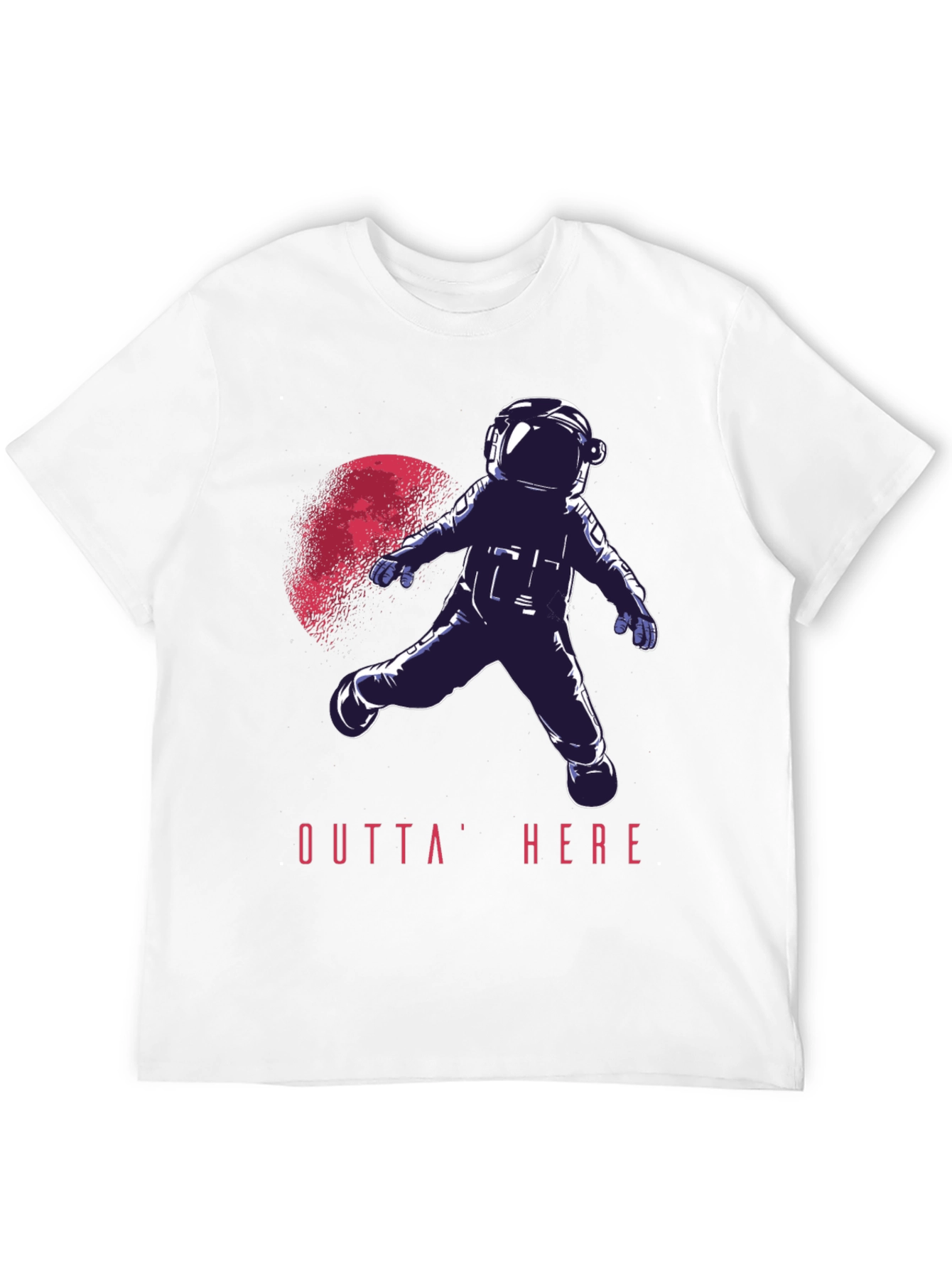 Outta Here Astronaut Graphic T-Shirt